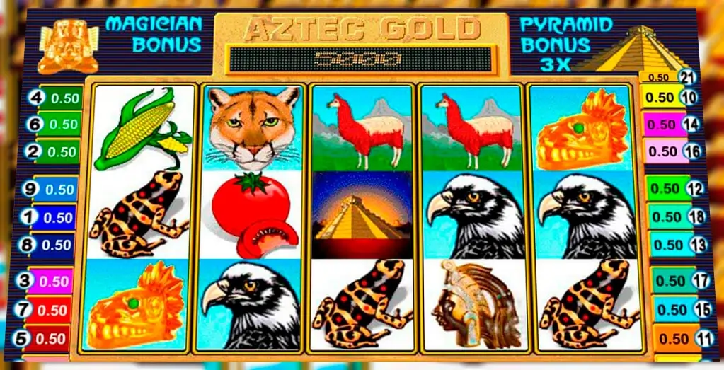 Геймплей Aztec Gold