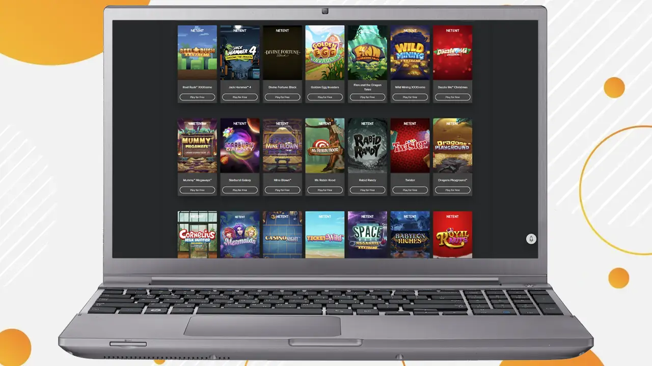 Асортимент слотів від Netent