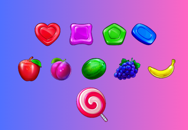 символи sweet bonanza